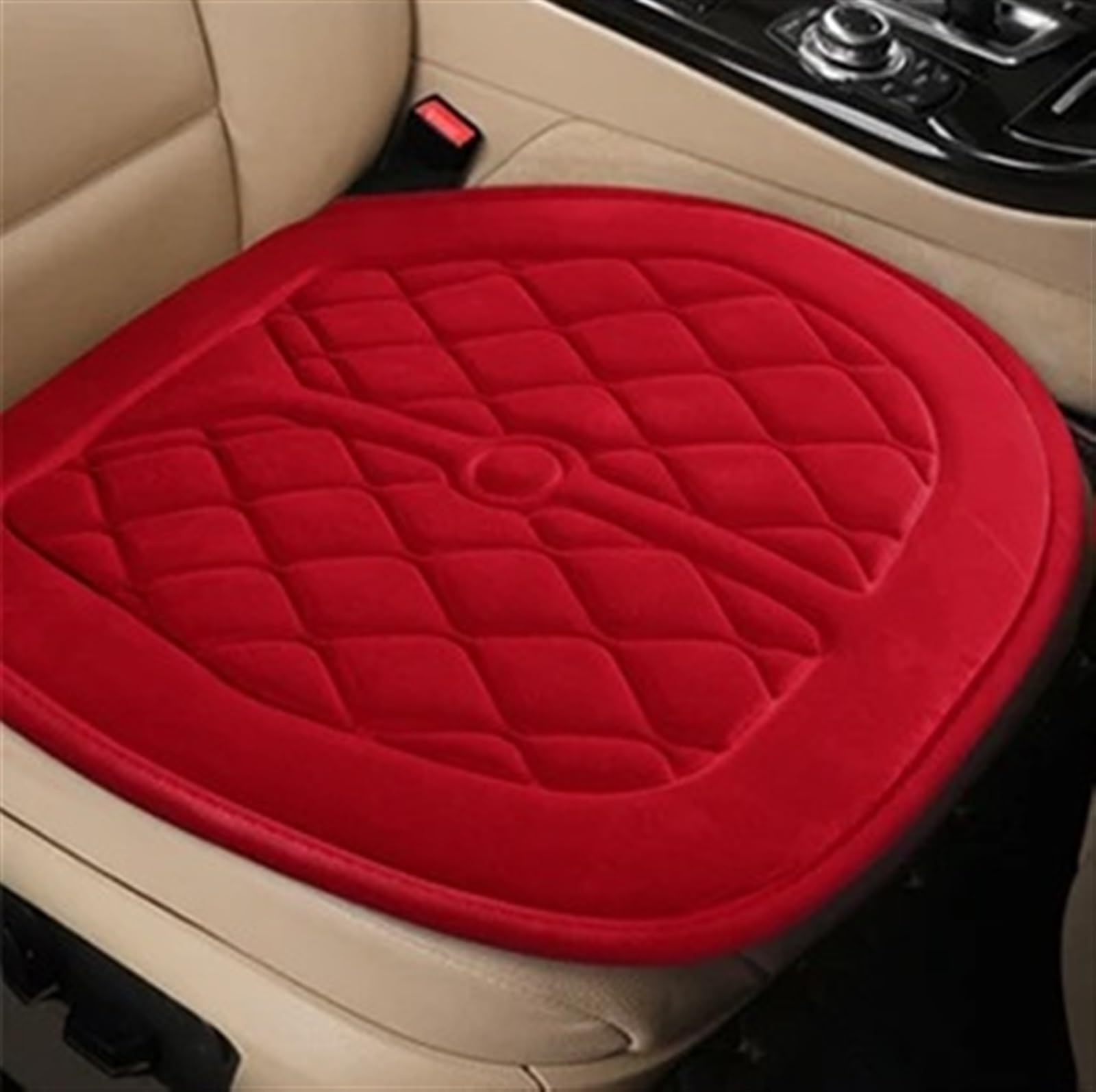 NIONGYN Set Autositzbezüge Universal Auto Sitzkissen Auto Vorne/hinten Sitz Abdeckung Automobil Innen Auto Sitz Schutz Pads Automobil Innen(Red,color1) von NIONGYN