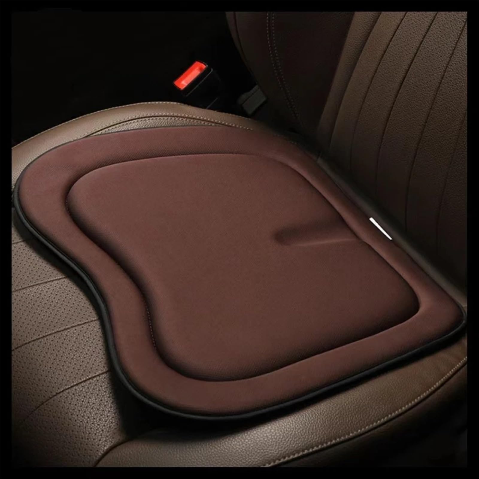 NIONGYN Set Autositzbezüge Universal Auto Sitzkissen Belüftete Atmungsaktive Auto Sitz Schutz Pads Automobil Innen Auto Kissen Schutz Matte(Brown) von NIONGYN