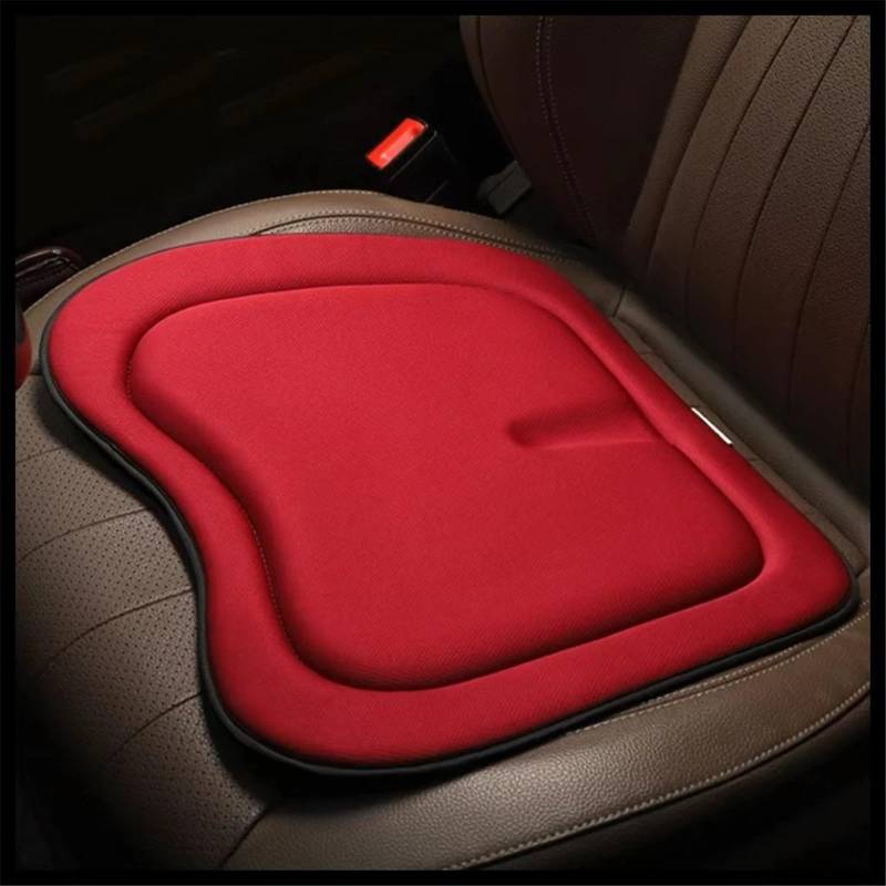 NIONGYN Set Autositzbezüge Universal Auto Sitzkissen Belüftete Atmungsaktive Auto Sitz Schutz Pads Automobil Innen Auto Kissen Schutz Matte(Red) von NIONGYN