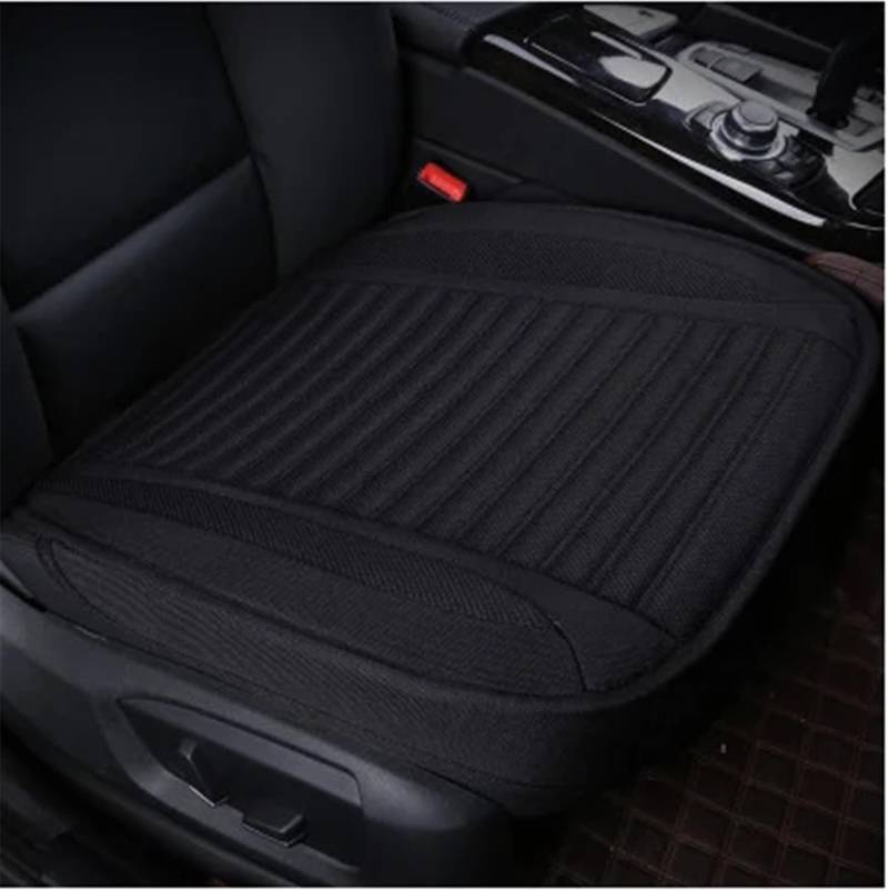 NIONGYN Set Autositzbezüge Universal Auto Sitzkissen Pads Sitze Four Seasons All-Inclusive Sitzbezug Auto Zubehör Auto Kissen Schutz Matte(Black) von NIONGYN