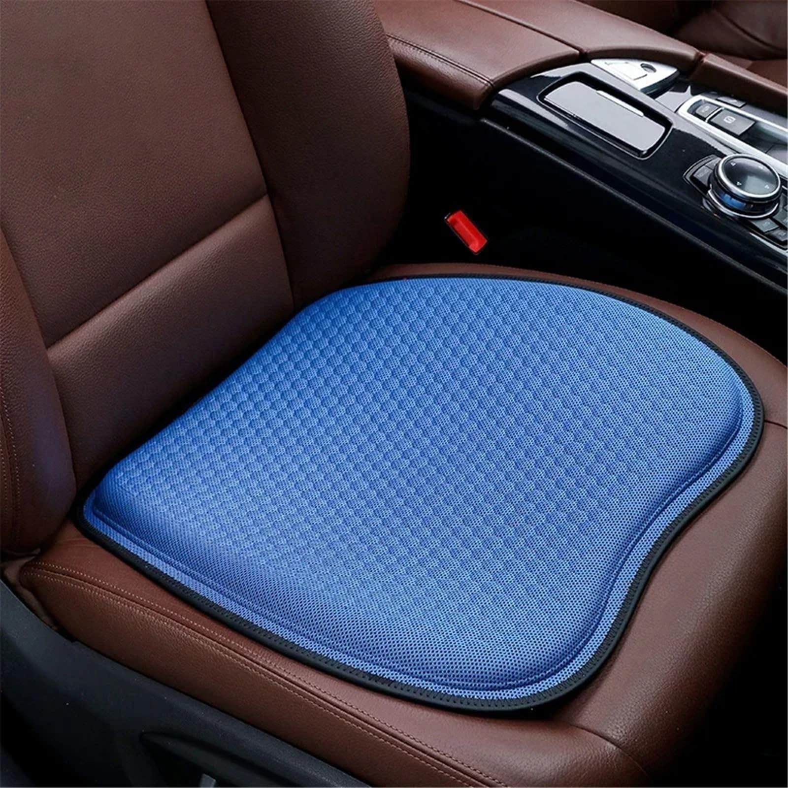 NIONGYN Set Autositzbezüge Universal Auto Sitzkissen Quadratische Kissen Seat Protector Automobil Innen Auto Sitz Schutz Pads Auto Zubehör(Blue) von NIONGYN