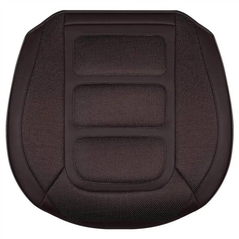 NIONGYN Set Autositzbezüge Universal Automobil Innen Auto Sitz Schutz Pads Auto Vorne/hinten Sitz Abdeckung Auto Zubehör Auto Kissen Schutz Matte(Brown,Full Set) von NIONGYN