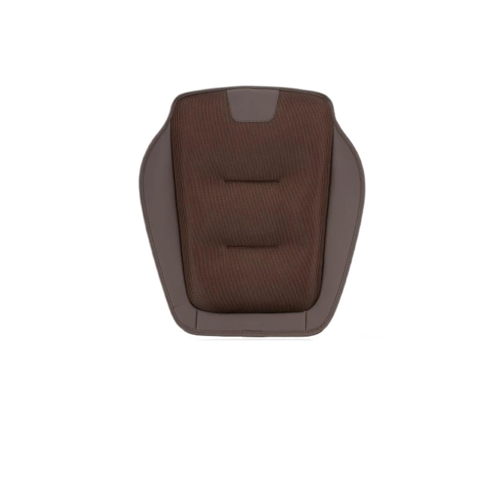 NIONGYN Set Autositzbezüge Universal Weiche Auto Sitz Abdeckung Vorne Und Hinten Kissen Matte Auto Schutz Pad Atmungsaktive Automobil Innen Auto Sitz Schutz Pads(Brown,Front) von NIONGYN