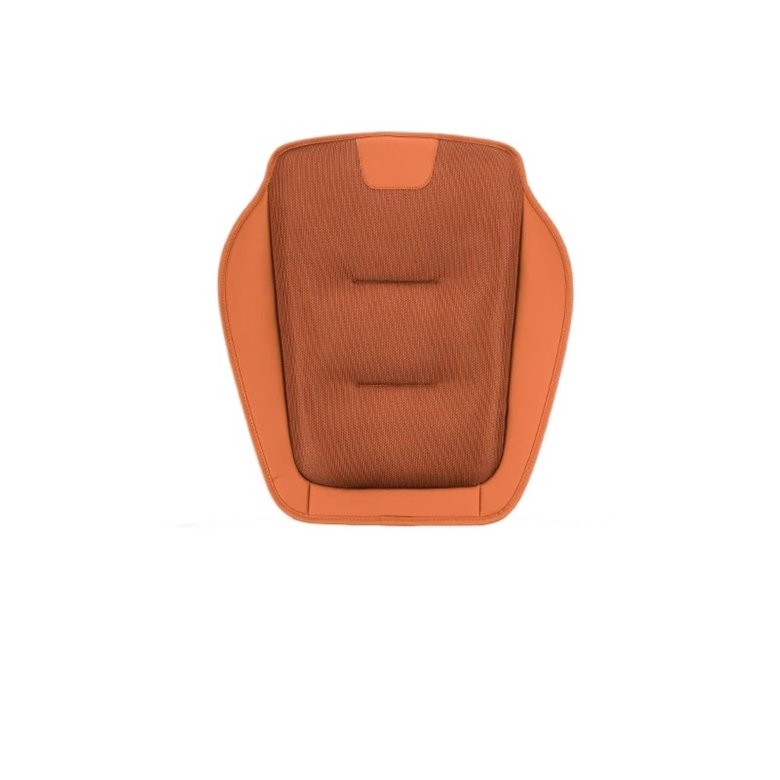 NIONGYN Set Autositzbezüge Universal Weiche Auto Sitz Abdeckung Vorne Und Hinten Kissen Matte Auto Schutz Pad Atmungsaktive Automobil Innen Auto Sitz Schutz Pads(Orange,Front) von NIONGYN