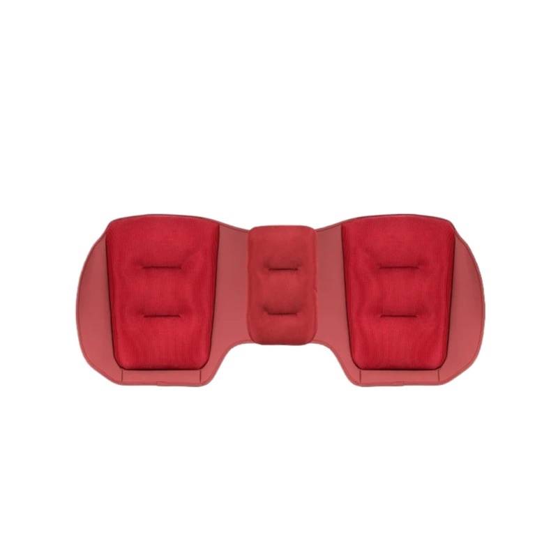 NIONGYN Set Autositzbezüge Universal Weiche Auto Sitz Abdeckung Vorne Und Hinten Kissen Matte Auto Schutz Pad Atmungsaktive Automobil Innen Auto Sitz Schutz Pads(Red,Rear) von NIONGYN