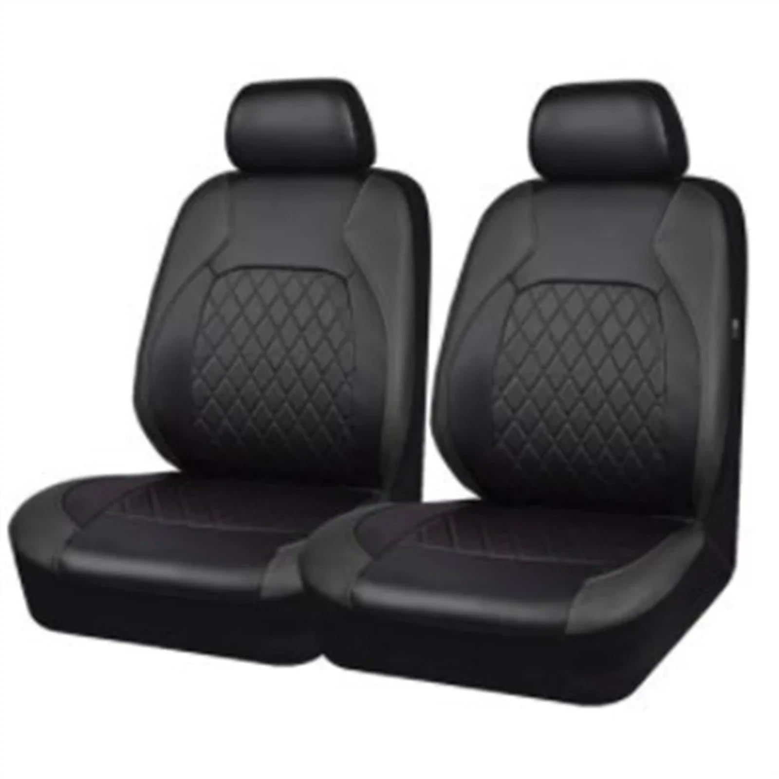 NIONGYN Set Autositzbezüge Universelles Autositz-Set, Autositzkissen, Vollständig Umgebenes Schutzpolster, Auto-Innenausstattung, Autositzbezüge, Schutz Für Den Automobil-Innenraum(2pc Front seat) von NIONGYN