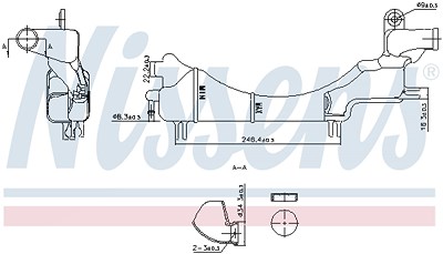 Nissens Ausgleichsbehälter, Kühlmittel [Hersteller-Nr. 996334] für Honda von NISSENS