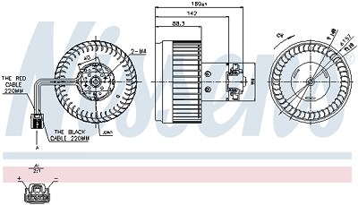 Nissens Innenraumgebläse [Hersteller-Nr. 87036] für Volvo von NISSENS