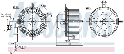 Nissens Innenraumgebläse [Hersteller-Nr. 87404] für VW von NISSENS