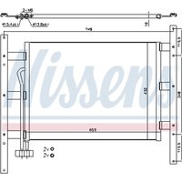 Kondensator, Klimaanlage NISSENS 94682 von Nissens