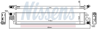 Nissens Kühler, Motorkühlung [Hersteller-Nr. 630794] für Nissan, Opel, Renault von NISSENS