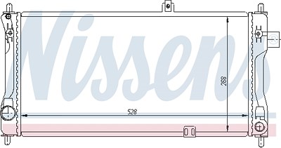 Nissens Kühler, Motorkühlung [Hersteller-Nr. 632421] für Opel von NISSENS