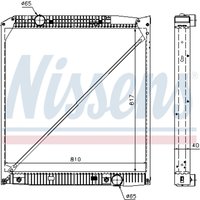 Kühler, Motorkühlung NISSENS 62652A von Nissens