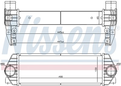 Nissens Ladeluftkühler [Hersteller-Nr. 96435] für Ford von NISSENS