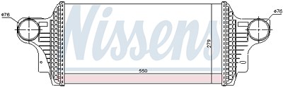 Nissens Ladeluftkühler [Hersteller-Nr. 96438] für Mercedes-Benz von NISSENS