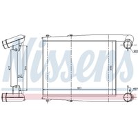 Ladeluftkühler NISSENS NIS 97025 von Nissens