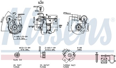 Nissens Lader, Aufladung [Hersteller-Nr. 93041] für Citroën, Fiat, Peugeot von NISSENS