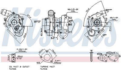 Nissens Lader, Aufladung [Hersteller-Nr. 93067] für Toyota von NISSENS