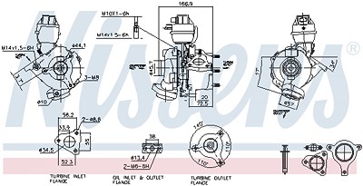 Nissens Lader, Aufladung [Hersteller-Nr. 93074] für Audi von NISSENS