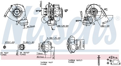 Nissens Lader, Aufladung [Hersteller-Nr. 93109] für Mercedes-Benz von NISSENS