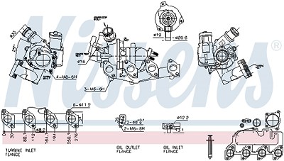 Nissens Lader, Aufladung [Hersteller-Nr. 93117] für Skoda, VW, Seat, Audi von NISSENS