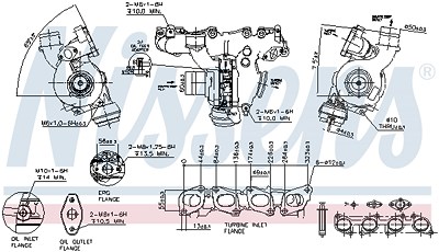 Nissens Lader, Aufladung [Hersteller-Nr. 93131] für Cadillac, Fiat, Opel, Saab von NISSENS