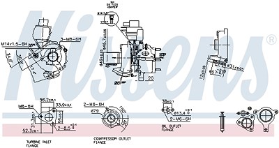 Nissens Lader, Aufladung [Hersteller-Nr. 93146] für Audi, Seat von NISSENS