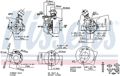 Nissens Lader, Aufladung [Hersteller-Nr. 93150] für Nissan von NISSENS