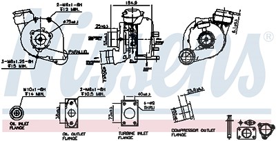 Nissens Lader, Aufladung [Hersteller-Nr. 93173] für Audi, Skoda, VW von NISSENS