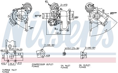 Nissens Lader, Aufladung [Hersteller-Nr. 93278] für Ford von NISSENS