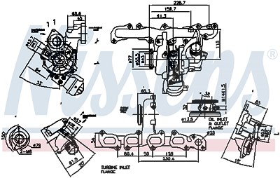 Nissens Lader, Aufladung [Hersteller-Nr. 93420] für VW, Audi, Skoda, Seat von NISSENS