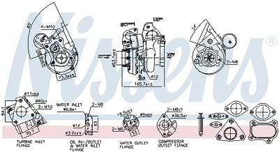 Nissens Lader, Aufladung [Hersteller-Nr. 93754] für Nissan von NISSENS