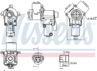 Nissens AGR-Ventil [Hersteller-Nr. 98217] für Audi, Porsche, VW von NISSENS