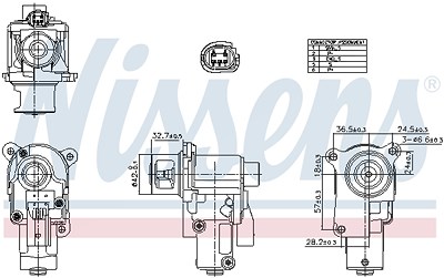 Nissens AGR-Ventil [Hersteller-Nr. 98552] für VW von NISSENS