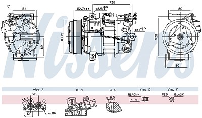 Nissens Kompressor, Klimaanlage [Hersteller-Nr. 891042] für Renault von NISSENS