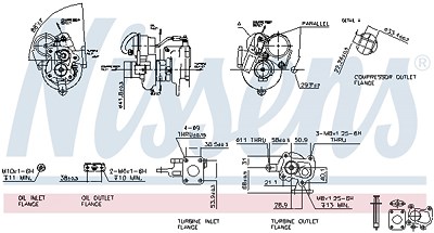 Nissens Lader, Aufladung [Hersteller-Nr. 93060] für Hyundai, Kia von NISSENS