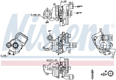 Nissens Lader, Aufladung [Hersteller-Nr. 93119] für Ford von NISSENS