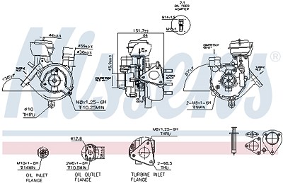 Nissens Lader, Aufladung [Hersteller-Nr. 93243] für VW, Seat von NISSENS