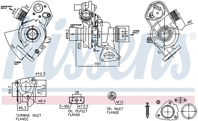 Nissens Lader, Aufladung [Hersteller-Nr. 93318] für Ford von NISSENS