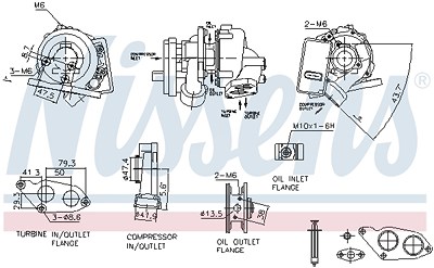 Nissens Lader, Aufladung [Hersteller-Nr. 93347] für BMW von NISSENS