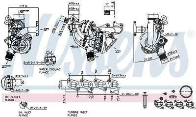 Nissens Lader, Aufladung [Hersteller-Nr. 93414] für Chevrolet, Opel von NISSENS