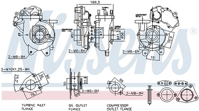 Nissens Lader, Aufladung [Hersteller-Nr. 93469] für Toyota von NISSENS