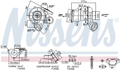 Nissens Lader, Aufladung [Hersteller-Nr. 93480] für Mercedes-Benz von NISSENS