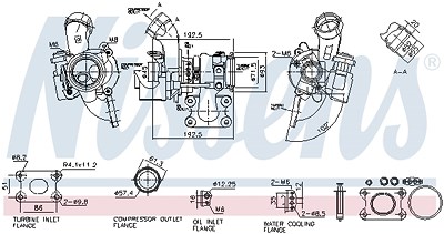 Nissens Lader, Aufladung [Hersteller-Nr. 93587] für VW, Skoda, Seat, Audi von NISSENS