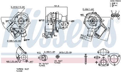 Nissens Lader, Aufladung [Hersteller-Nr. 93610] für Ford von NISSENS