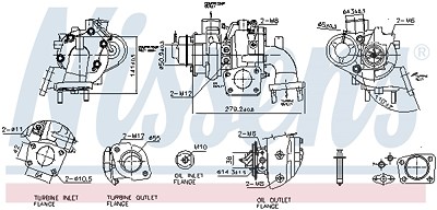 Nissens Lader, Aufladung [Hersteller-Nr. 93642] für Mitsubishi von NISSENS