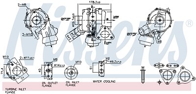 Nissens Lader, Aufladung [Hersteller-Nr. 93668] für Mitsubishi von NISSENS