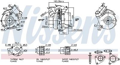 Nissens Lader, Aufladung [Hersteller-Nr. 93830] für Nissan, Renault von NISSENS