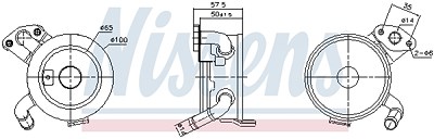 Nissens Ölkühler, Motoröl [Hersteller-Nr. 91379] für Lexus von NISSENS