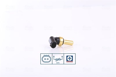 Nissens Sensor, Kühlmitteltemperatur [Hersteller-Nr. 207046] für Chevrolet, Maybach, Mercedes-Benz, Mitsubishi, Opel, Saab, Smart von NISSENS